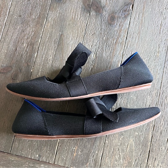 Rothy’s Mary Jane Black Bow Size 9 - Picture 8 of 14